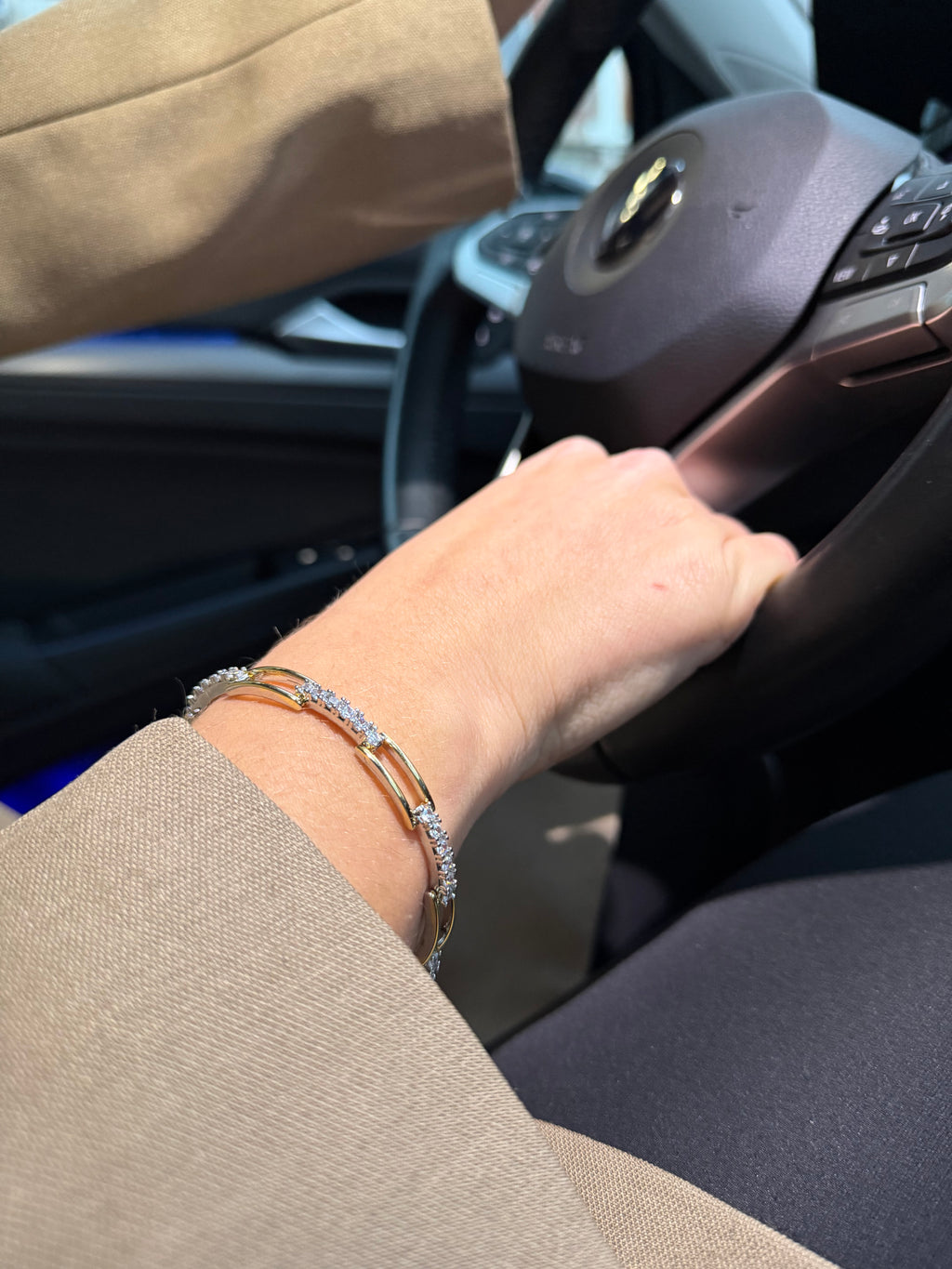 Crystal Chain SilverGold