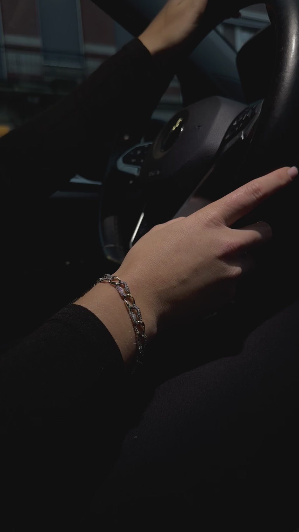 Pave Chain SilverGold